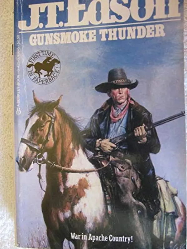 USED Book - Gunsmoke Thunder (Floating Outfit) by J. T. Edson (Unknown) - english