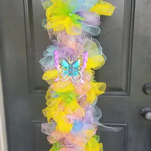 Long Door swag wreath