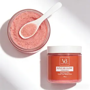 Gentle Sugar Exfoliating Polish Azucar Glow by VB 100g Natural Skincare for Soft Glowing Skin