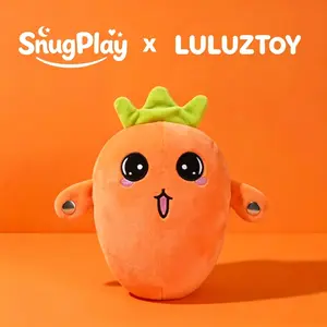 Luluzitoy Interactive Music Electric Plush Toy Set - Banana Strawberry Carrot Stuffed Animals, Parent-Child Interaction Prank Toy, Party Fun for Kids Adults Couples Friends, Cute Girly Gifts for Birthdays & 4th of July