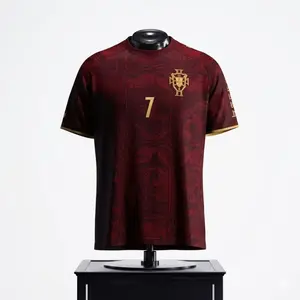 Vintage The Men #7 Red Color Soccer Jersey, The Siu Away Jersey, Vintage Streetwear Soccer Jersey, Gifts Boyfriend, Sports Top