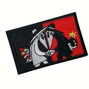 SPY VS. SPY Games Morale Comic Velcros Patch - Vintage Tactical Patch, Retro Military for Backpack, Jacket, Vest, Tactical, DIY