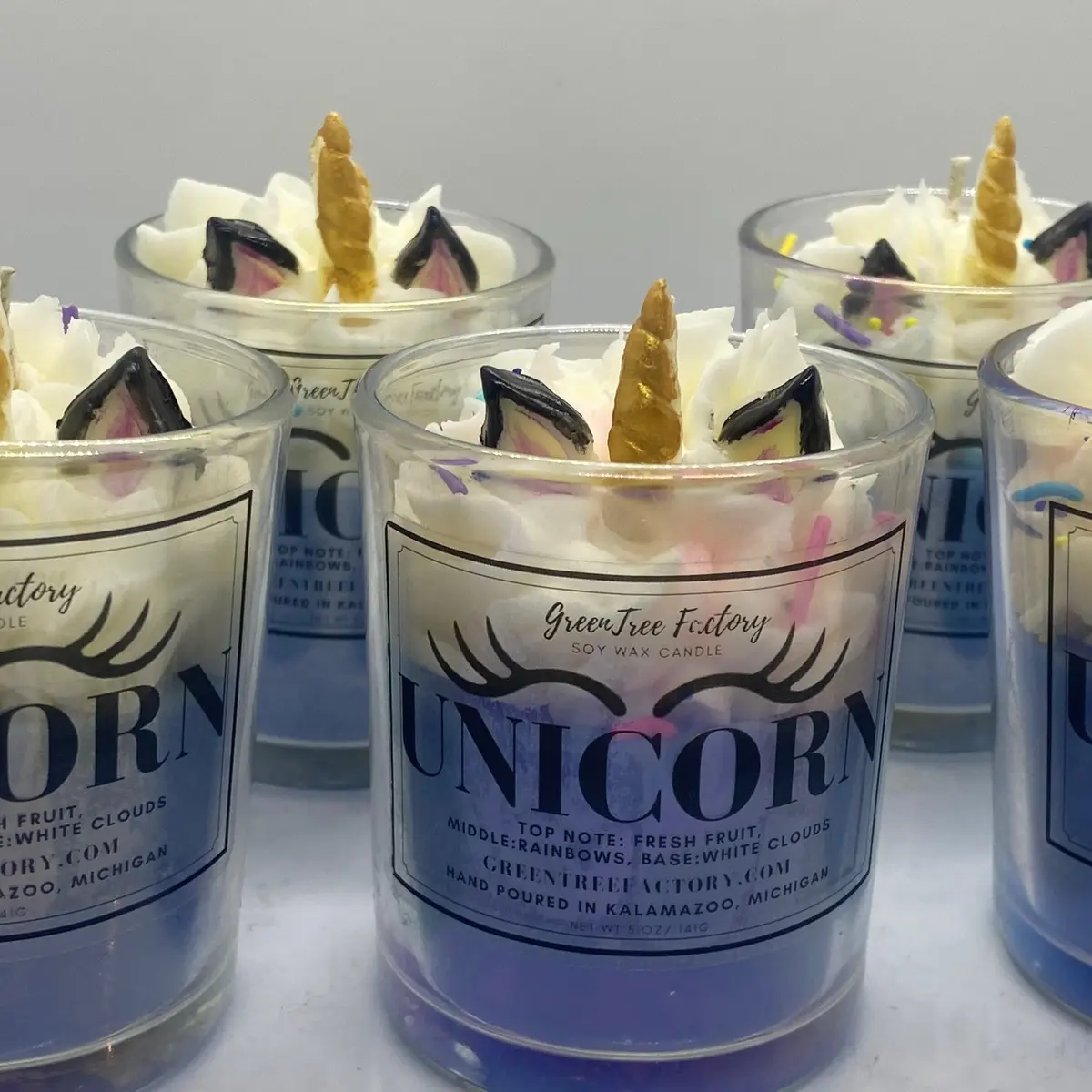 Handcrafted Unicorn Candle 5 oz