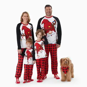 PATPAT Family Christmas Pjs Matching Sets Xmas Holiday Jammies Plaid Christmas Pajamas Sleepwear Loungewear