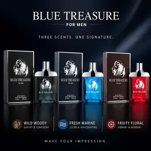 Men's 3-Piece Pheromone Cologne Set – Woods, Ocean & Floral Fruity scents. long-lasting with attraction pheromones to make her obsessed, drive her wild all night, and share passionate evenings together. Perfect Valentine's Day & Christmas gift set.