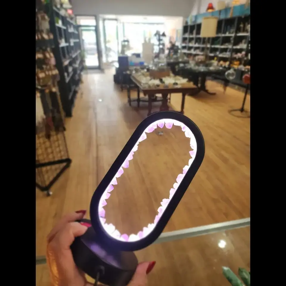 🌟 Amethyst Oval Lamp! 🌟