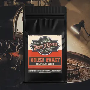 The Brew X Coffee Roast Colombia Medium Roast - Balanced Flavor, Ideal for Daily Consumption, Colombian Origin, Medium Roast Level
