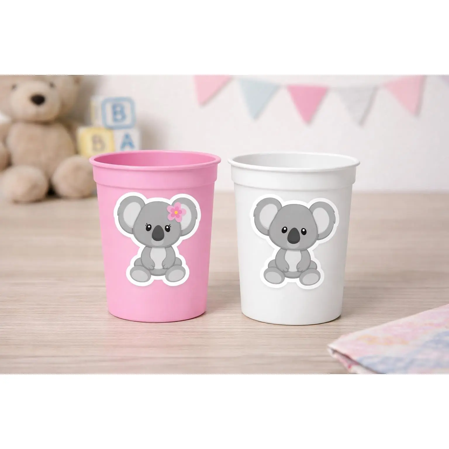 Koala Bear Party Cups, Koala Bear Treat Cups, Koala Bear Birthday, Koala Bear Party, Koala Bear Party Favors, Koala Bear Baby Shower