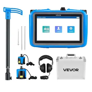 VEVOR Pipe Water Leak Detector for Outdoors, 1Hz-10000Hz, 7 Touchscreen Leakage Detection Locator for 16.4FT (5m) Underground Plumbing - with Medium Large Sensor, 3 Listening Rods, Headphone CaseVEVOR Super Brand Day