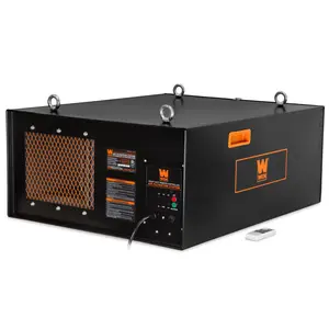WEN AF1270 4.2-Amp 3-Speed Remote-Controlled Industrial-Strength Air Filtration System (750/950/1270 CFM)