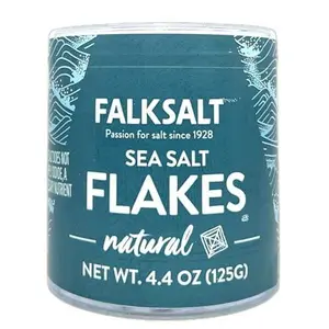 FALKSALT | Natural Sea Salt Flakes 4.4oz. | Gourmet Finishing Salt | Handcrafted, Kosher and Halal Certified