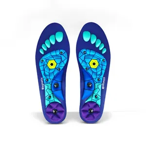 Acupoint Massage Insole Pressure Massage InsoleComfortable Support Foot MassageBreathable, Men'S And Women'S Flat Foot Insoles, Sweat Absorbing,Meridian Unobstructed Insoles, Men'S And Women'S Comfortable Massage Insoles