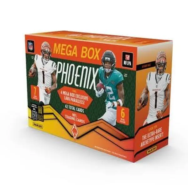 2025 NFL Phoenix Lava Sports Trading Card Mega Trading Box Football Trading Cards Collectible Sports Card