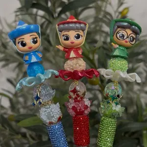 1 Custom Beaded Pen - Personalized Writing Tool - Beads will vary on availability.