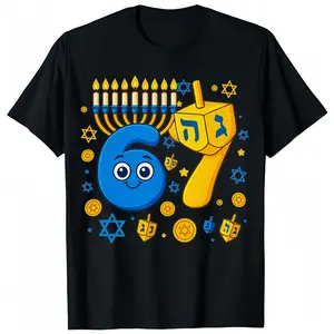 67 Hanukkah Funny Jewish Chanukah 67 Menorah Dreidel Meme  Sweatshirt Menswear
