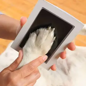 Non-Contact Ink Pad for Safe Footprint and Handprint Stamping, Pet and Child Friendly, Non-Toxic Printing, Easy to Use, Memorial Keepsake