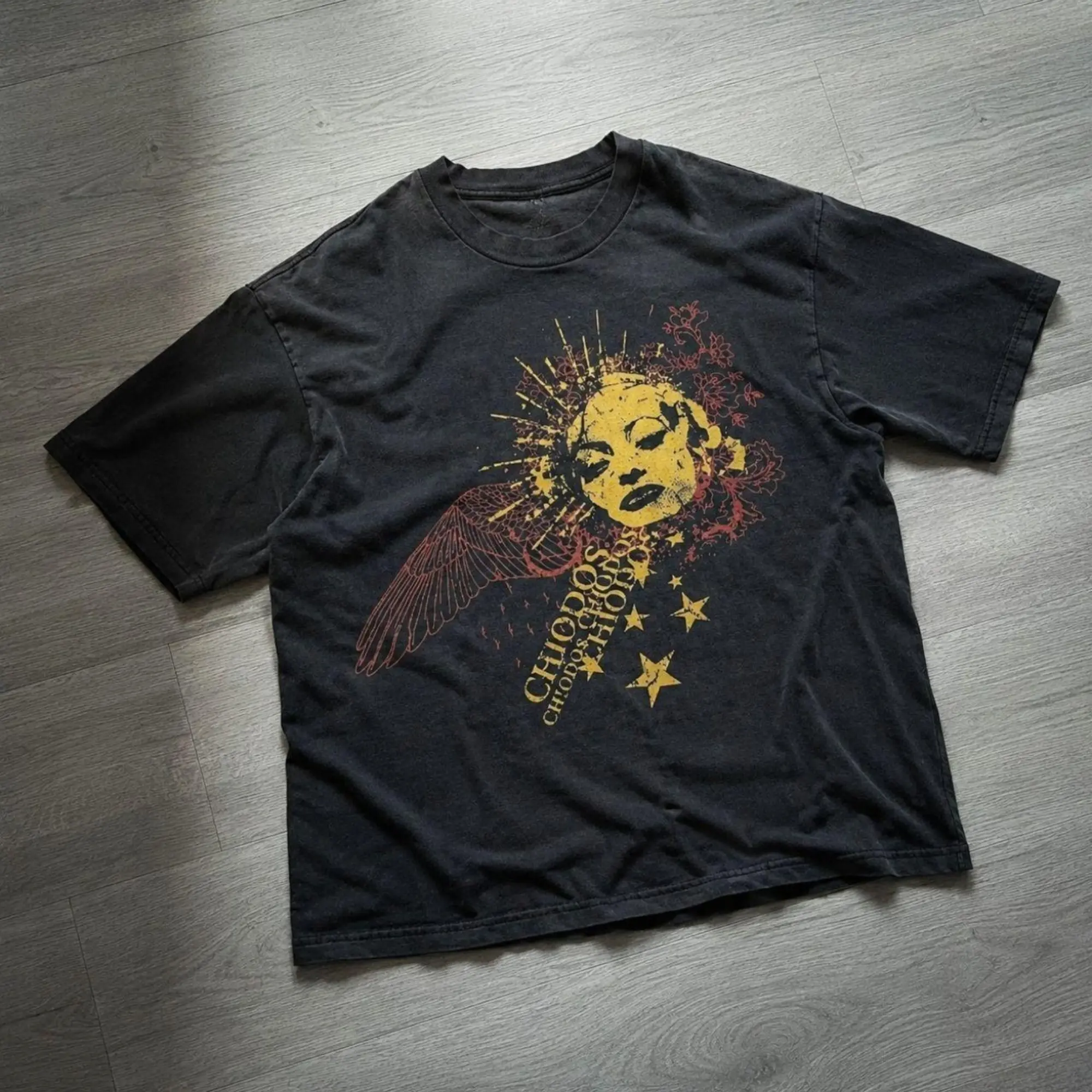 Vintage Chiodos Post-Hardcore Band Graphic T-Shirt - Retro Emo Screamo Tee, Y2K Aesthetic Wings Rock Merch Shirt, Graphic T-Shirt 100% Cotton, Unisex Shirt Menswear Womenswear Streetwear Cotton Comfort