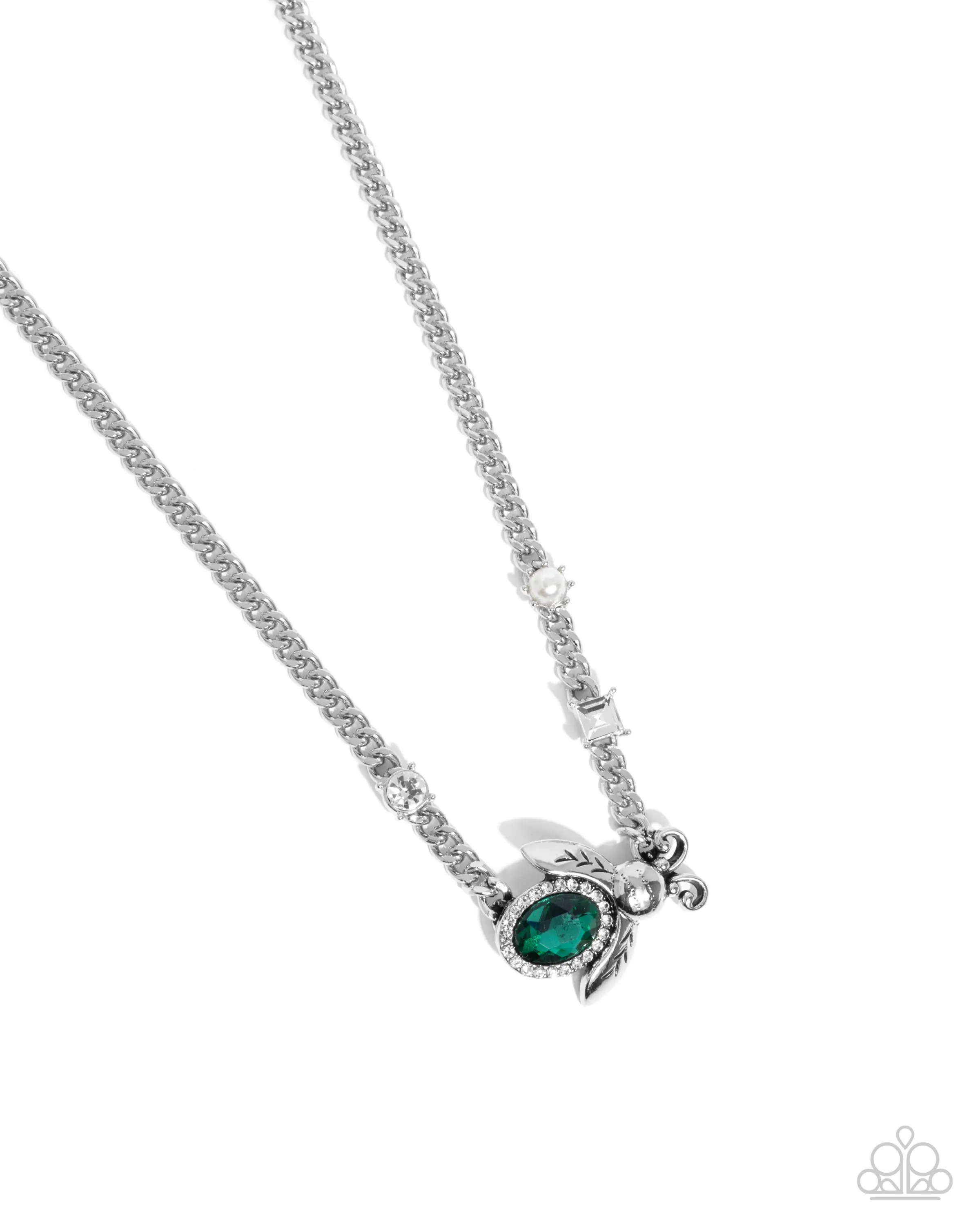 Bedazzled Beetle Necklace