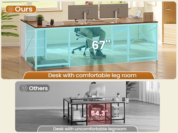 SEDETA 67 Inch U Shaped Desk with 4 Fabric Drawers Reversible Corner Computer Desk with Power Outlet CPU Shelf L Shaped Office Desk with Pegboard SEDETA 67 Inch U Shaped Desk with 4 Fabric Drawers Reversible Corner Computer Desk with Power Outlet CPU Shelf L Shaped Office Desk with Pegboard