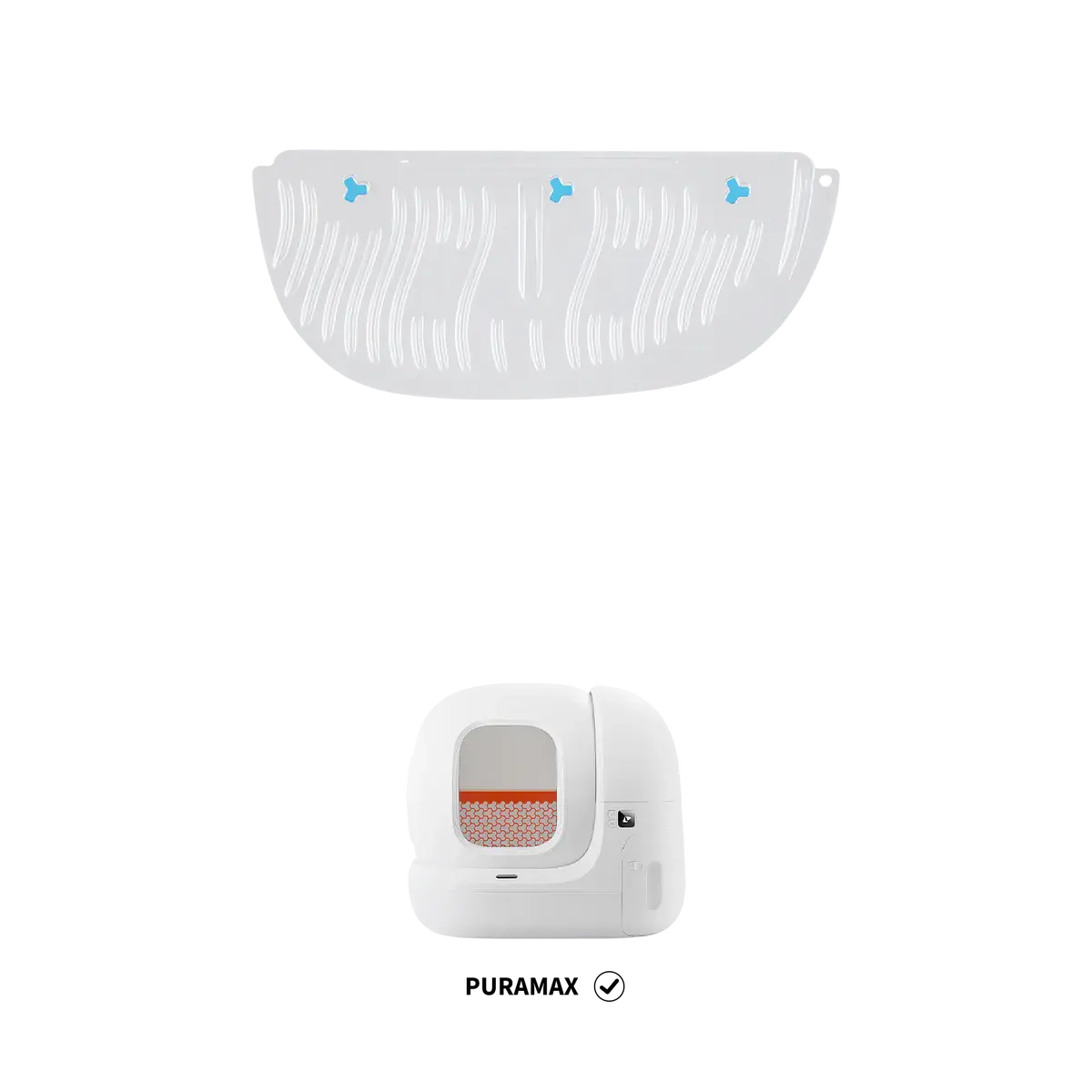 PETKIT Baffle for Emptying Cat Litter,One Click Cat Litter Remover for PETKIT PuraMax Self-Cleaning Cat Litter Box,3Pcs
