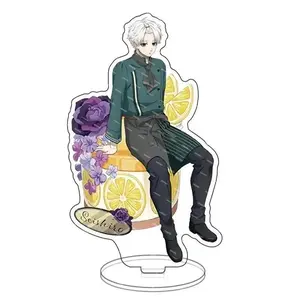 Anime Blue Locking Figure Standing Doll Itoshi Rin Nagi Seishiro Bachira Meguru Acrylic Stands Model Toy Western Desserts Holder