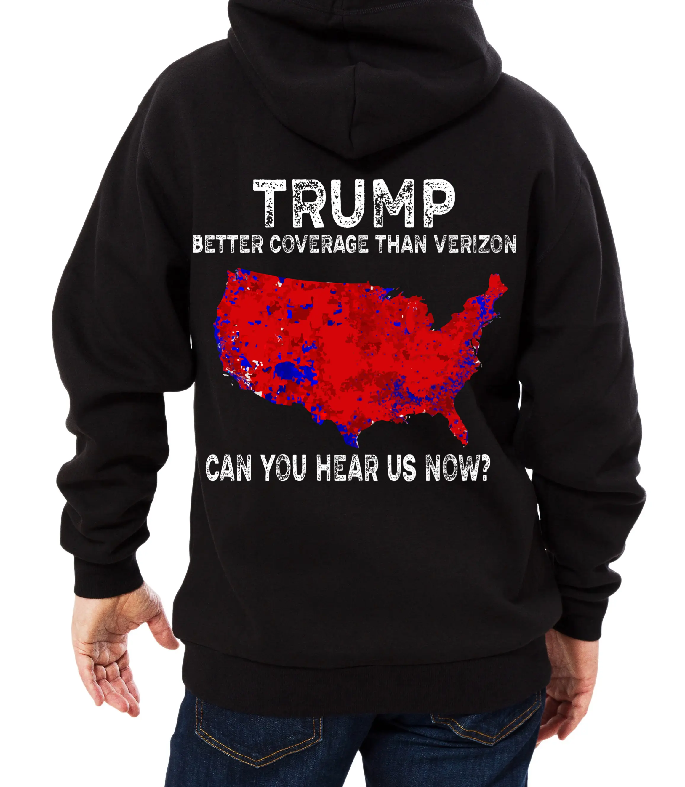 Men's Trump-Themed Hooded Neck Pullover Sweatshirt - Menswear Top, Graphic Print, Cold Wash Safe, Sweatshirts, Long Sleeve, 2Xl, Multi-Size, Casual, Clothes, Choose Size & Color, Do Not Bleach, Flat Dry, Longsleeves, Pullover Hoodie, Multi-Size Fit