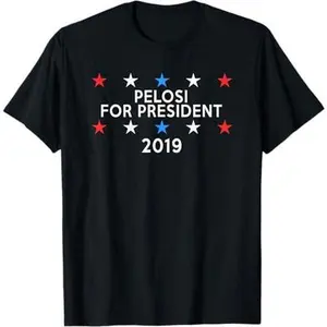 Pelosi for President 2019 Impeach Trump and Pence T-Shirt
