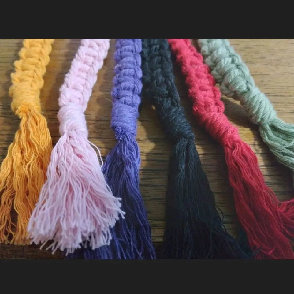 Macrame Bookmark - Handmade 10-12 Inch Bookmarks in Various Colors, Washer Safe, Air-Dry for Longer Durability