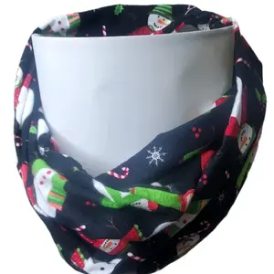 Snowman Scarf for Women, Cotton Flannel Material effortless style casual soft