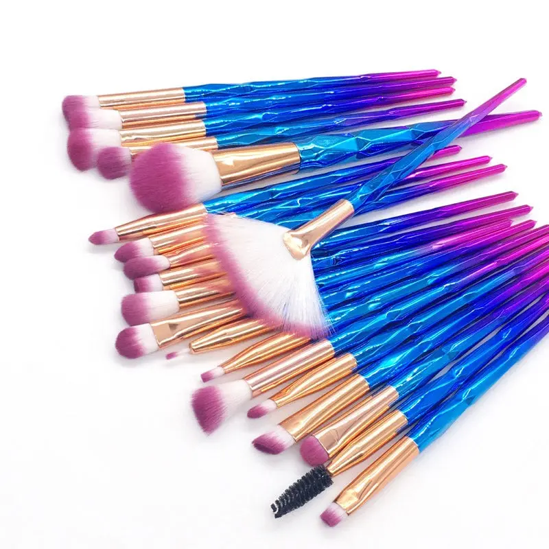 set of 20 makeup brushes