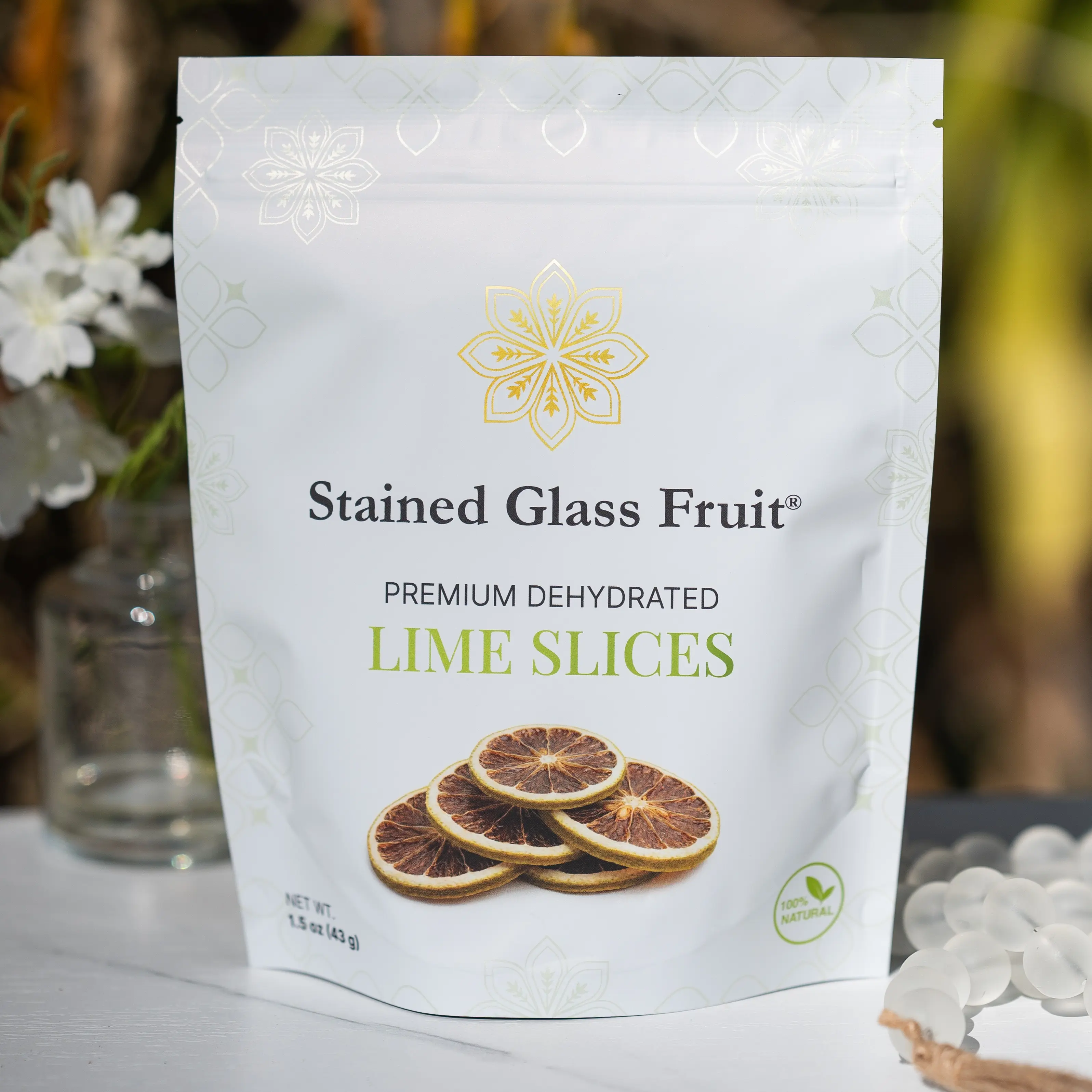 Stained Glass Fruit Dehydrated Citrus, Lime Slices