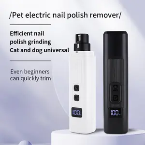 Pet Nail Grinder – Quiet 2-Speed with LED Light & Display for Dogs & Cats