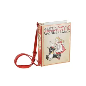 Alice in Wonderland Book Purse
