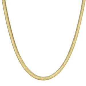Hippie Chic by OP Thick Snake Herringbone Necklace