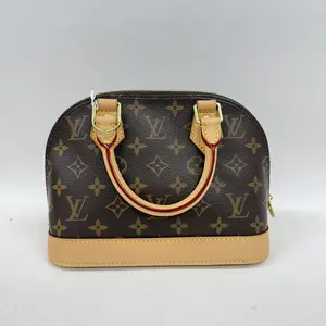 Pre-owned Louis Vuitton coated canvas Tote Bags alma bb Q01825【BF 123】