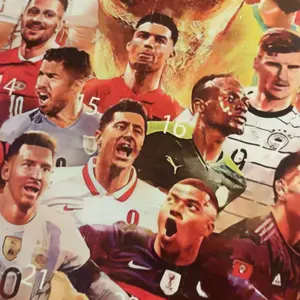 Surprise Gift Soccer Theme Collectible Dolls Set, World Cup Inspired Countdown Calendar, Ideal for Football Enthusiasts