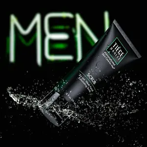Tiege Hanley Men's Scrub - Product Name and Feature Highlighted in the Image Description