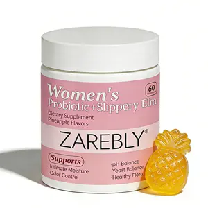 FeminineCareProbioticGummiesSupportIntimateHealthpHBalance&Comfort, complex SlipperyElmPrebiotics&Lactobacillus, Hawaiian Pineapple Flavor 60 Chewable Supplements   Liposomal Organic Lymph-Liver Cleanse MulleinMarshmallowRoot Herbal Drop magnesium