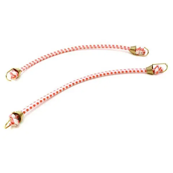 1/10 Model Scale 3x150mm Bungee Elastic Cord Strap w/ Hooks for Off-Road Crawler