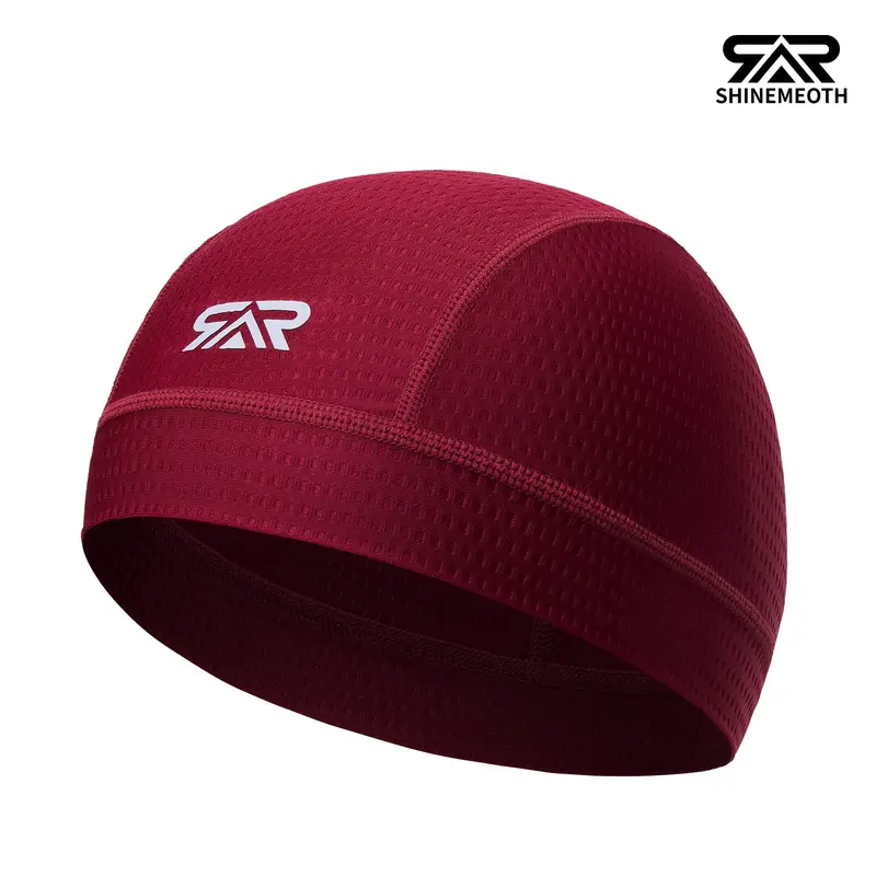 Shinemeoth Ultra Soft Mesh Cycling Cap, Breathable Cap, Skin-Friendly Helmet Liner Caps, Durable Non-Fading Cool Hat, Comfortable Riding Accessory, Sports Outdoor Hats