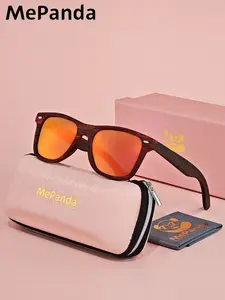 Mepanda Unisex High-End Craft Square Frame Sunglasses, Outdoor Sports Fishing Surf Polarized Sun Glasses Uv400, Casual Style