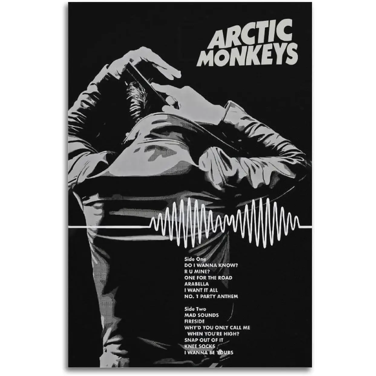 Arctic Monkeys Vintage Music Poster - Artwork Print, Aesthetic Canvas Wall Art, Home Decor for Bedroom, 16x24in (40x60cm) Style-1