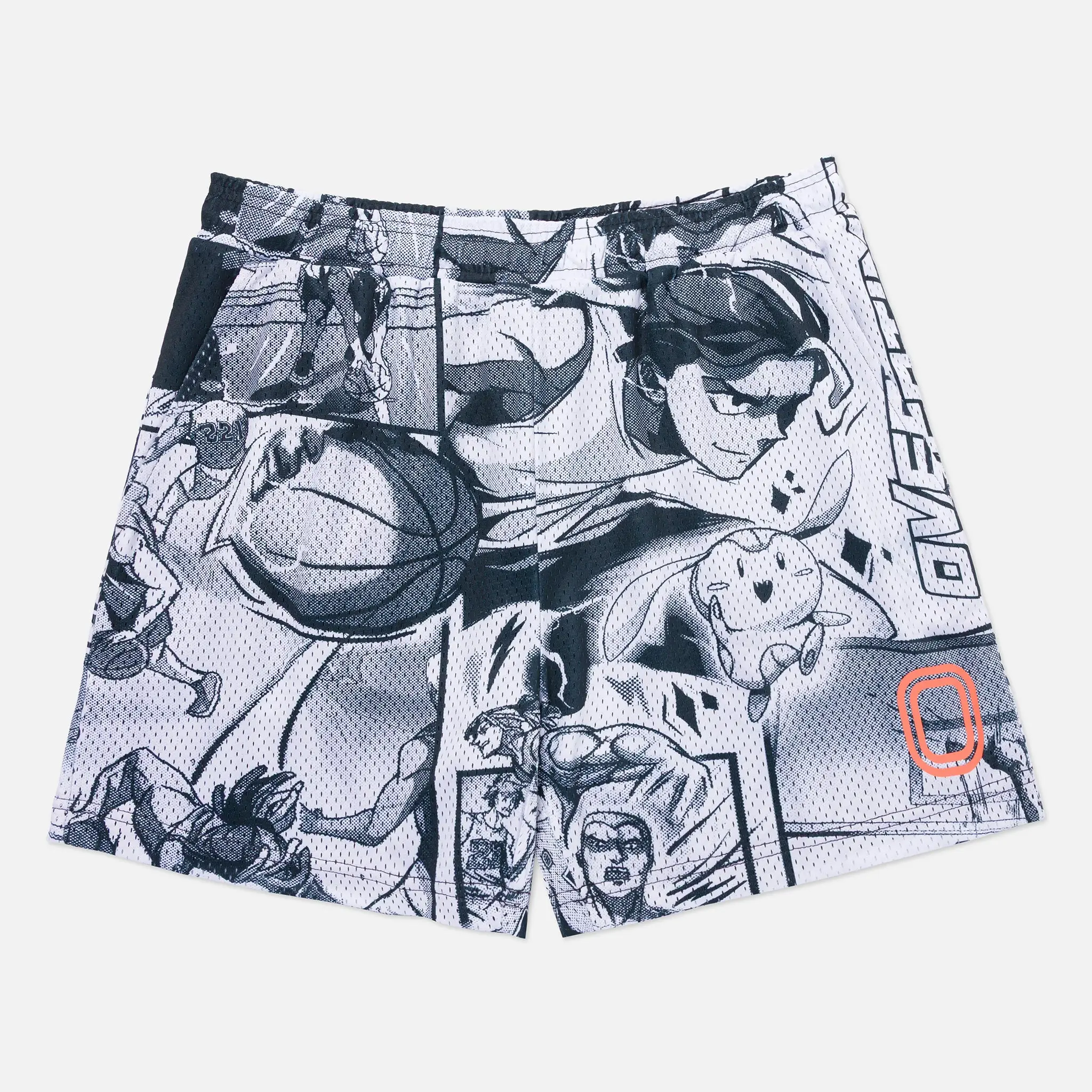 Overtime Elite | WEBTOON Collage Shorts Pockets Polyester