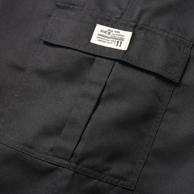 5-pack men’s cargo shorts for summer—loose fit with elastic waistband and drawstring, large side pockets and patch details, windproof breathable fabric, made from wear-resistant material; ideal for casual summer outdoor wear and a wardrobe essential for s