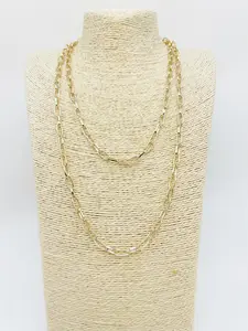 Gold Open Chain 48" Necklace What's Hot