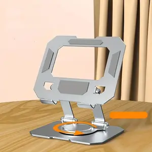 360° Rotatable Tablet & Phone Holder, Adjustable Foldable Desktop Stand, Tablet Mount Stand, Rotating Stand, Portable Small Tool Support for iPad & Mobile Devices