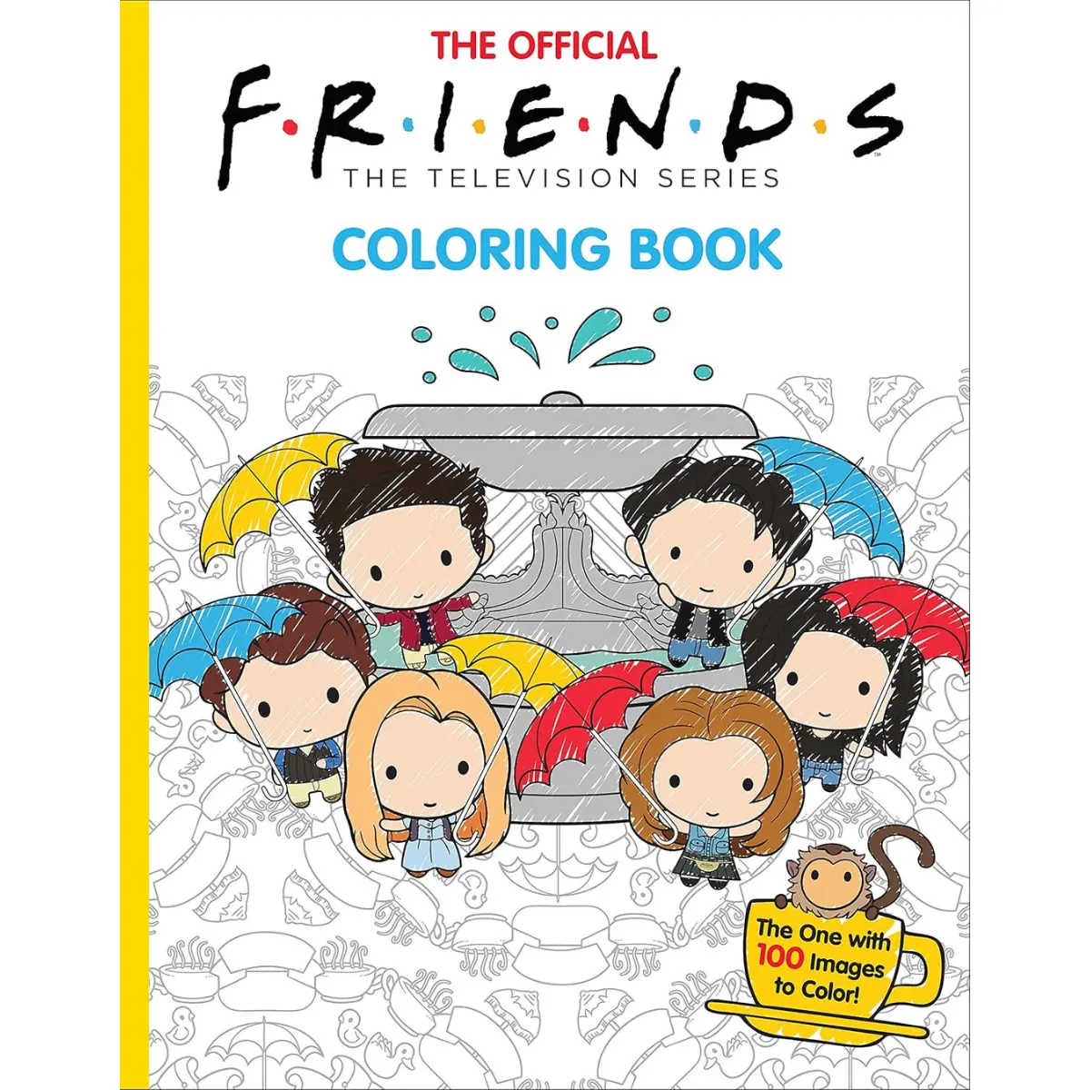 Official Friends Coloring Book – 100 Images to Color | Paperback