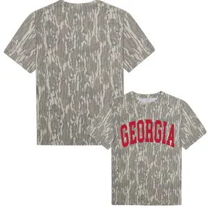 Georgia Bottomland Camo Shirt, Southern Outdoor Hunting Graphic Tee