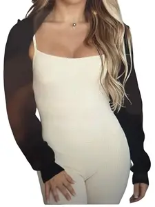 TICTOC Falling For You Black Cardigan Bolero Sweater with Hoodie Knitwear for Women Long Sleeve Fitted Minimalist Casual Knitting Tops Soft Fluffy Woven Material Versatile Comfortable