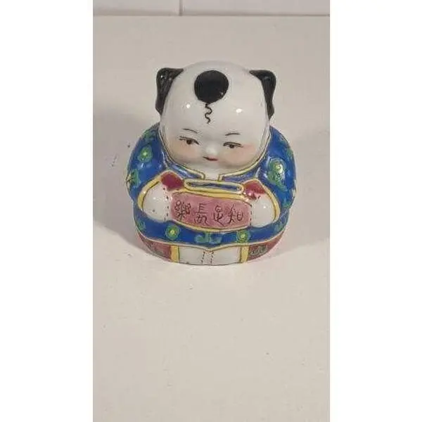 Rare Vintage  Bloomingdale’s Buddha Baby Ceramic Figure/Statue